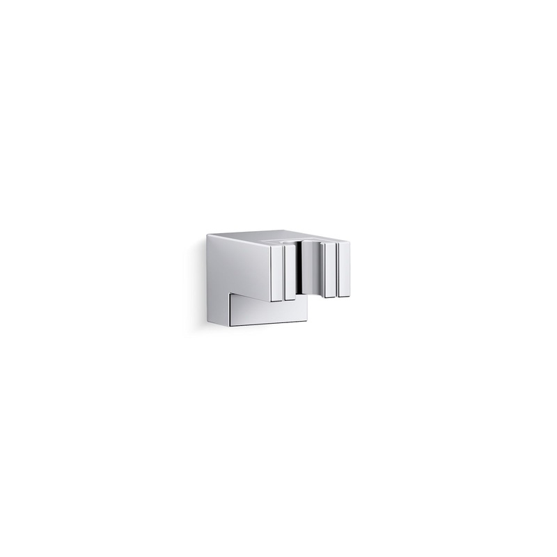 KOHLER K-26309-CP Statement Wall-Mount Handshower Holder In Polished Chrome