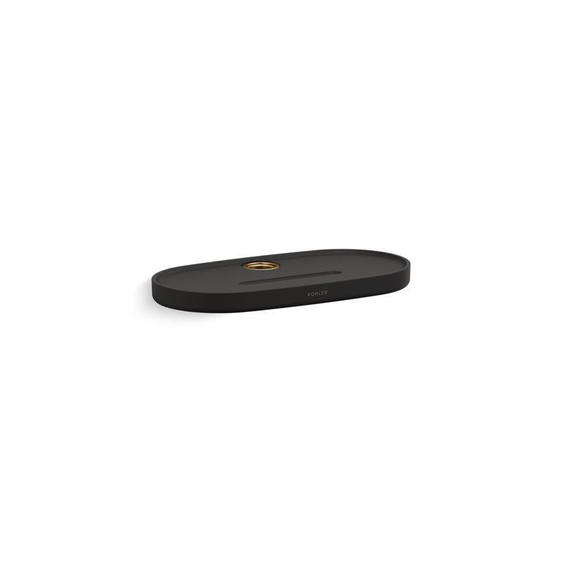 KOHLER K-26317-2MB Statement Slidebar Shelf In Vibrant Brushed Moderne Brass