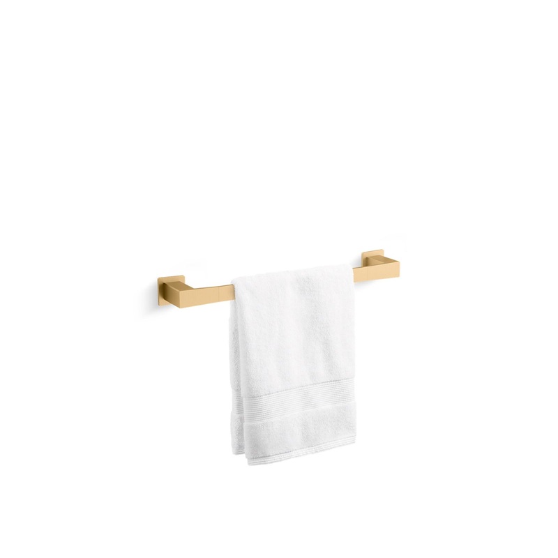 KOHLER K-26633-2MB Honesty 18" Towel Bar In Vibrant Brushed Moderne Brass