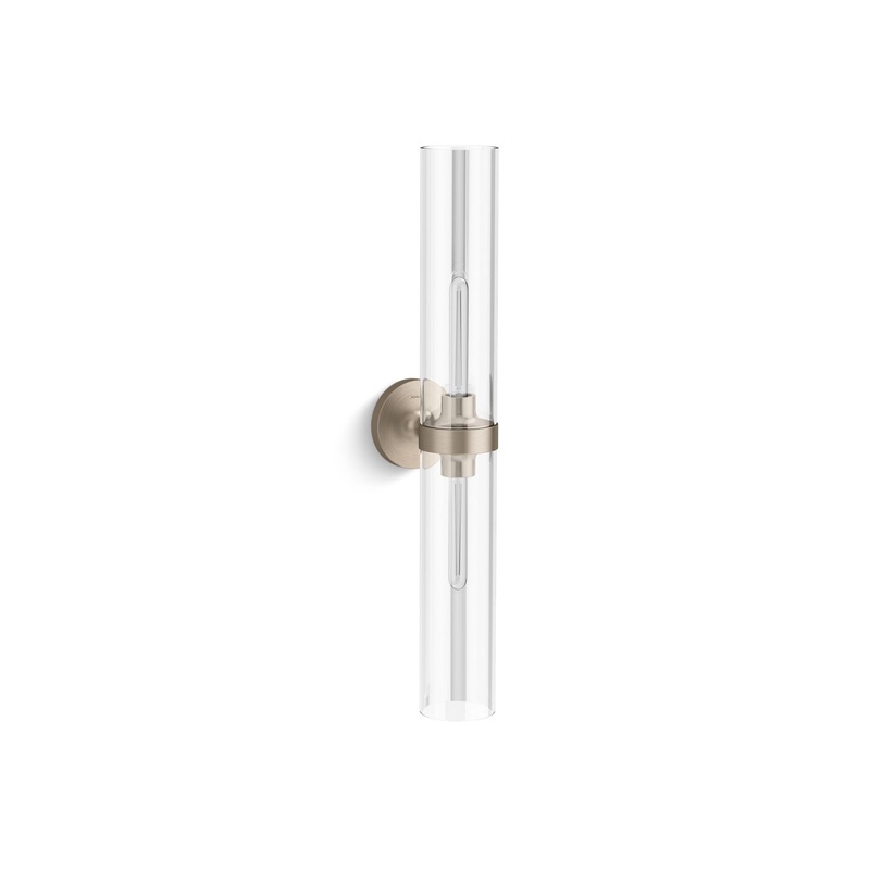KOHLER K-27264-SC02-BVL Purist Two-Light Sconce In Brushed Bronze