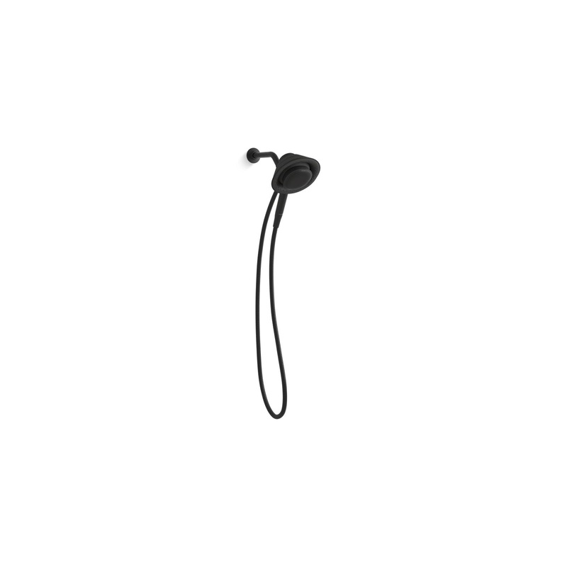 KOHLER K-28241-NKE-BL Moxie Single-Function Handshower With Wireless Speaker, 2.5 Gpm In Matte Black