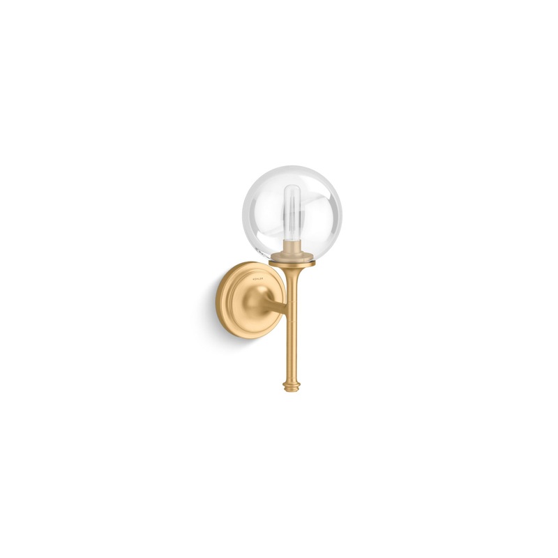 KOHLER K-31761-SC01-2GL Bellera One-Light Sconce In Brushed Moderne Brass