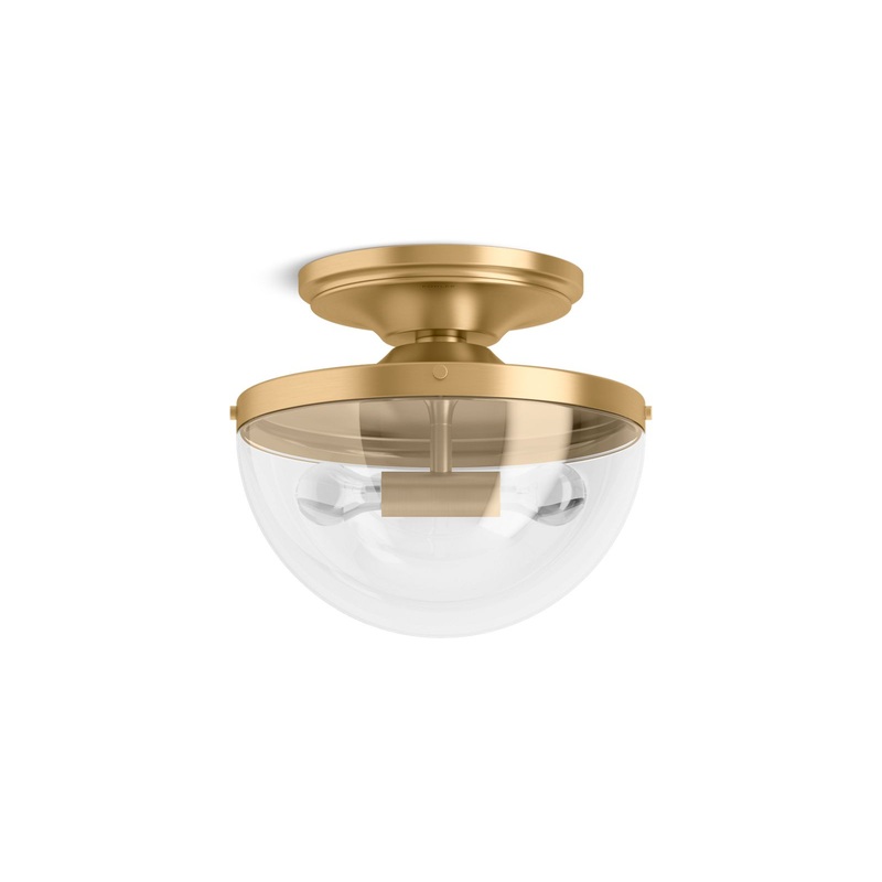 KOHLER K-31764-FM02-2GL Bellera 15" Flush-Mount In Brushed Moderne Brass
