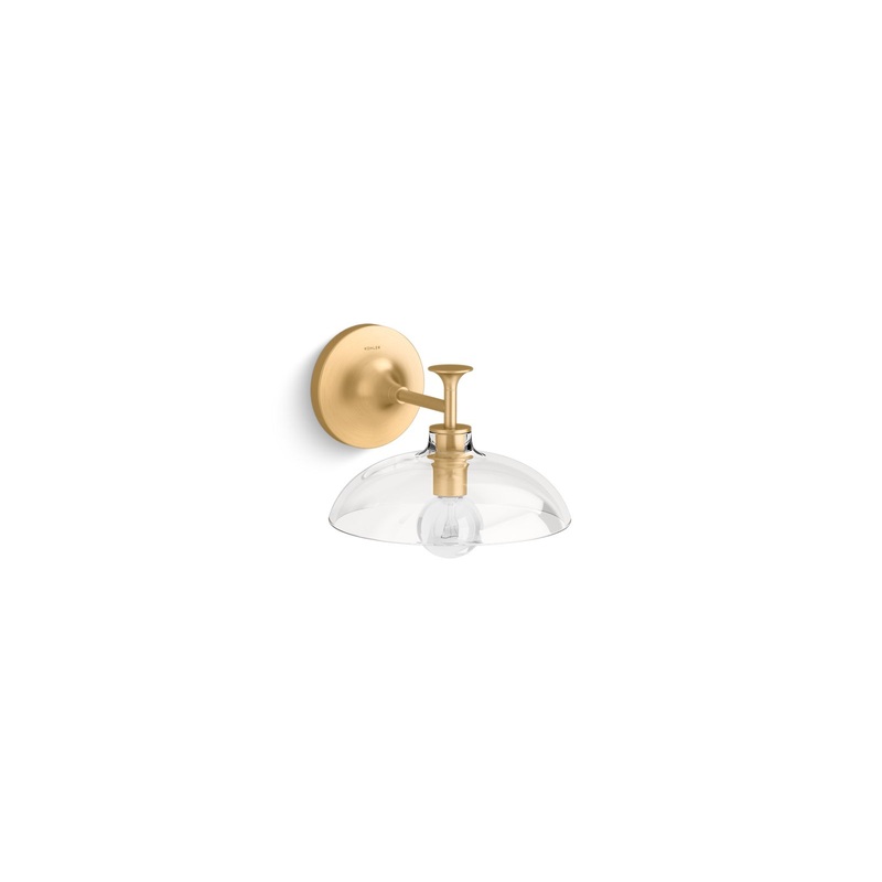 KOHLER K-31768-SC01-2GL Tone One-Light Sconce In Brushed Moderne Brass
