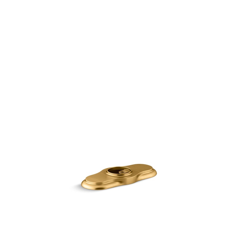 KOHLER K-75449-2MB Artifacts Escutcheon Plate In Vibrant Brushed Moderne Brass