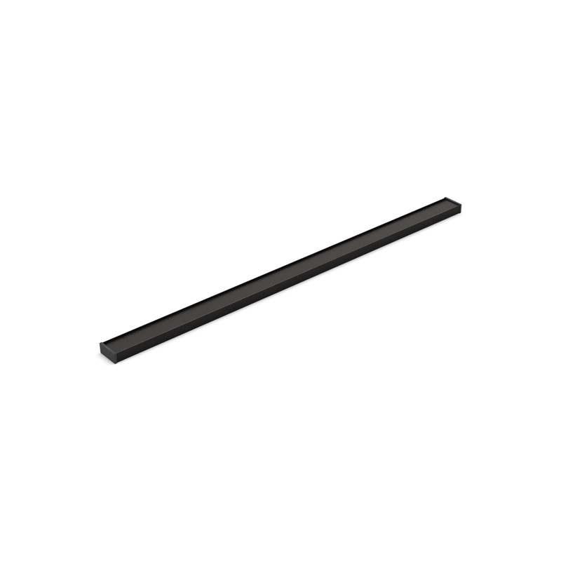 KOHLER K-80648-BL 2-1/2" X 48" Linear Drain Grate With Tile-In Panel In Matte Black