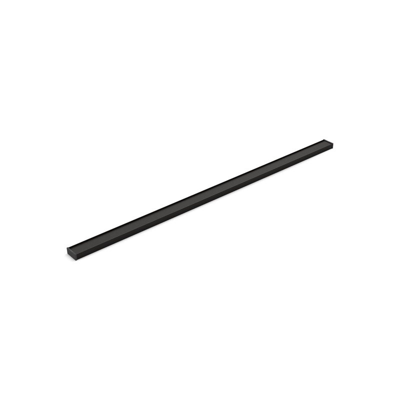 KOHLER K-80649-BL 2-1/2" X 60" Linear Drain Grate With Tile-In Panel In Matte Black