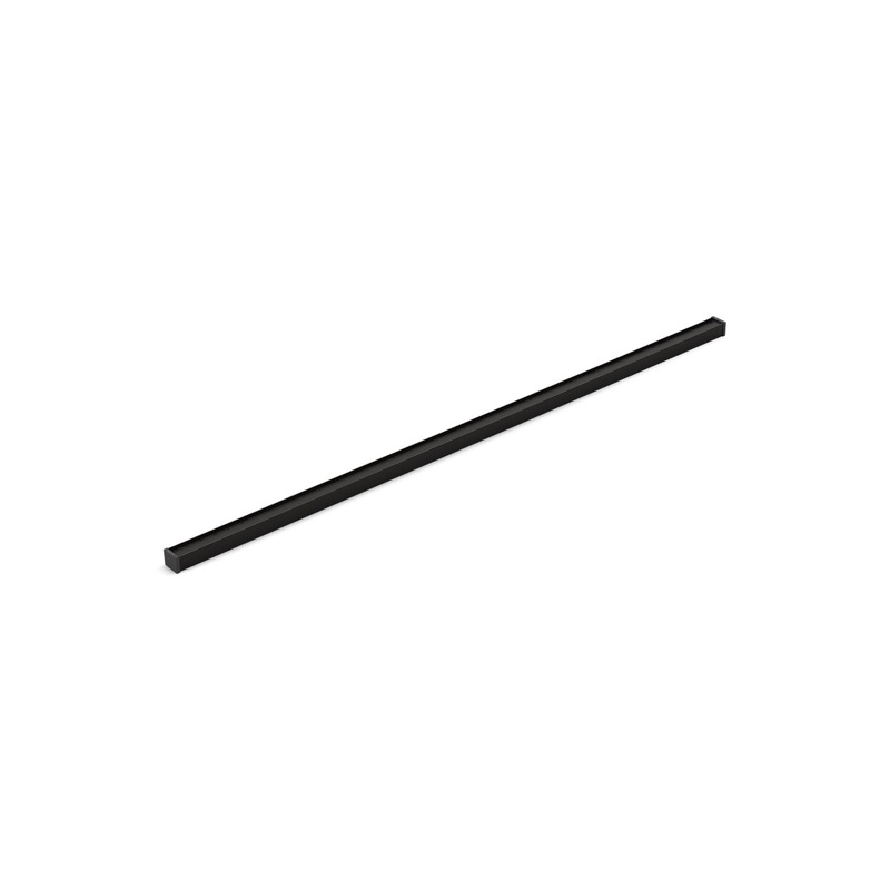 KOHLER K-80651-BL 1-1/4" X 48" Linear Drain Grate With Tile-In Panel In Matte Black