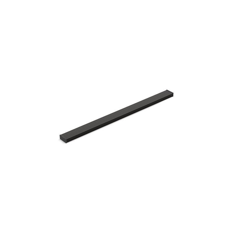 KOHLER K-80653-BL 2-1/2" X 36" Linear Drain Grate With Lattice Pattern In Matte Black