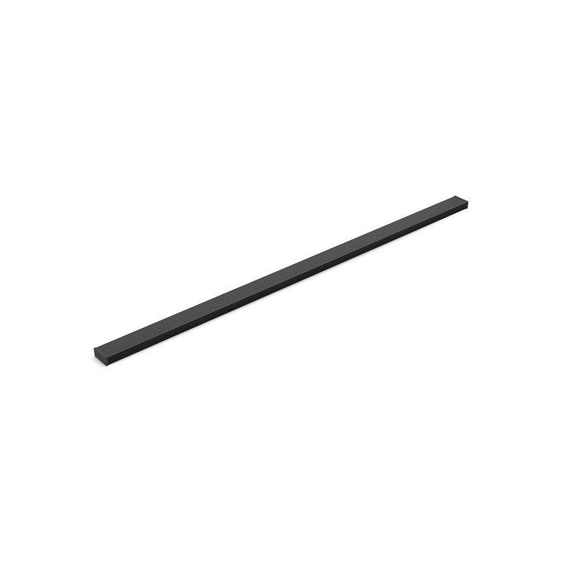 KOHLER K-80655-BL 2-1/2" X 60" Linear Drain Grate With Lattice Pattern In Matte Black