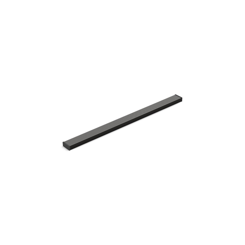 KOHLER K-80659-BL 2-1/2" X 36" Linear Drain Grate With Perforated Pattern In Matte Black