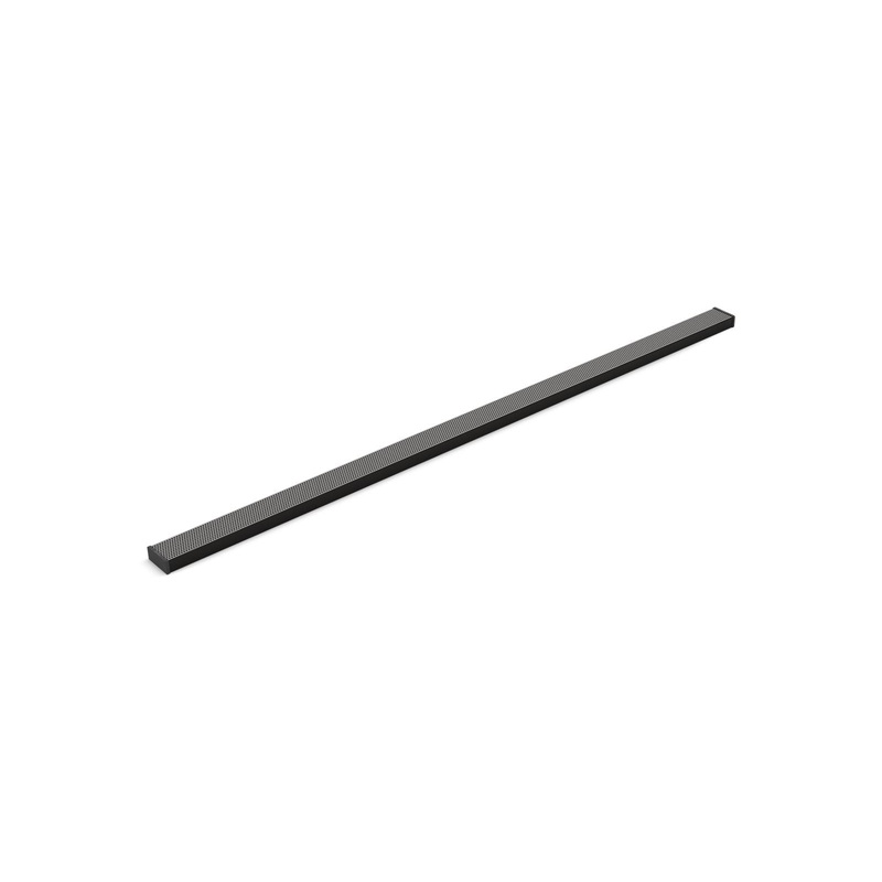 KOHLER K-80661-BL 2-1/2" X 60" Linear Drain Grate With Perforated Pattern In Matte Black