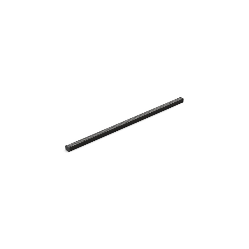 KOHLER K-80662-BL 1-1/4" X 36" Linear Drain Grate With Perforated Pattern In Matte Black