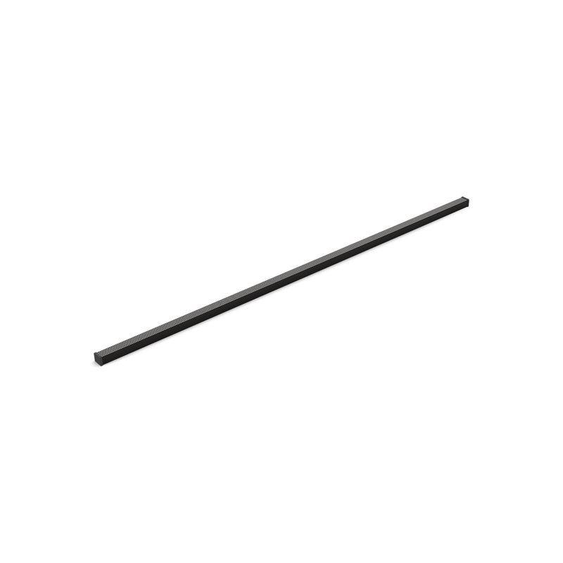 KOHLER K-80664-BL 1-1/4" X 60" Linear Drain Grate With Perforated Pattern In Matte Black