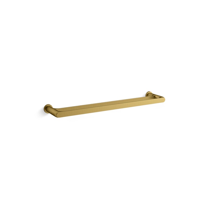KOHLER K-97496-2MB Avid 24" Double Towel Bar In Vibrant Brushed Moderne Brass