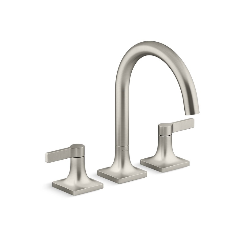 KOHLER K-T28131-4-BN Venza Deck-Mount Bath Faucet Trim In Vibrant Brushed Nickel