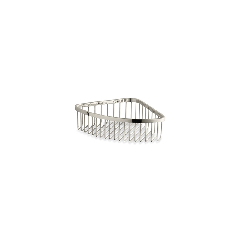 KOHLER K-1897-SN Large Shower Basket In Vibrant Polished Nickel