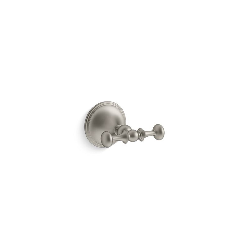 KOHLER K-26525-BN Decorative Double robe hook