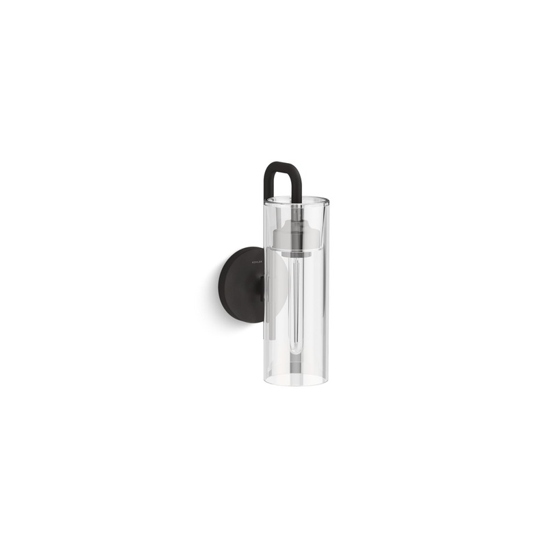 KOHLER K-27262-SC01-BLL Purist One-Light Sconce In Matte Black