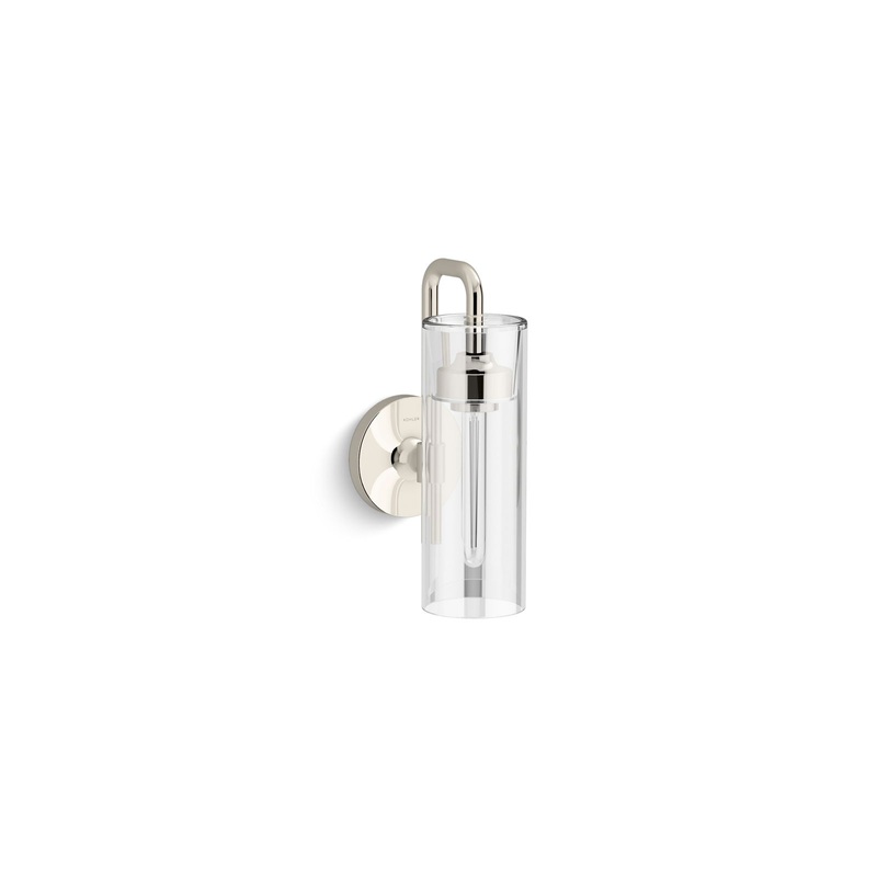 KOHLER K-27262-SC01-SNL Purist One-Light Sconce In Polished Nickel