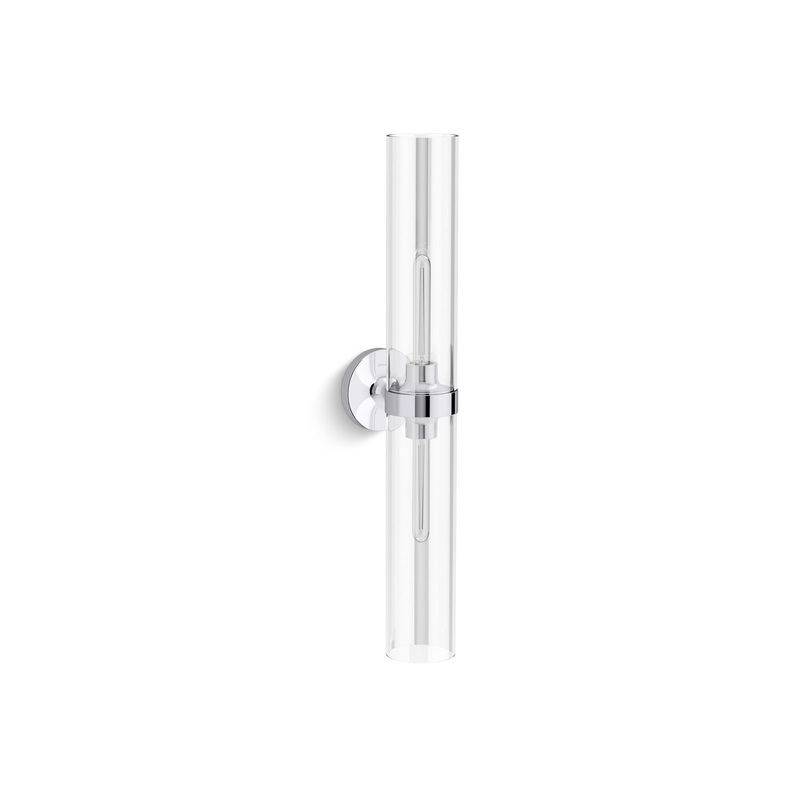 KOHLER K-27264-SC02-CPL Purist Two-Light Sconce In Polished Chrome