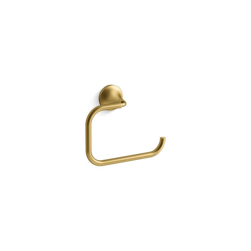 KOHLER K-27428-2MB Tone Towel Ring In Vibrant Brushed Moderne Brass