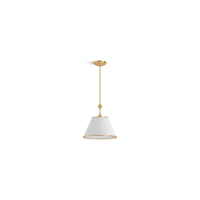 KOHLER K-27861-PE01-2GL Parohn 14" Pendant In Brushed Moderne Brass