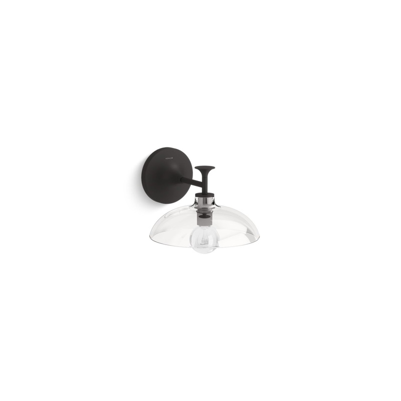 KOHLER K-31768-SC01-BLL Tone One-Light Sconce In Matte Black