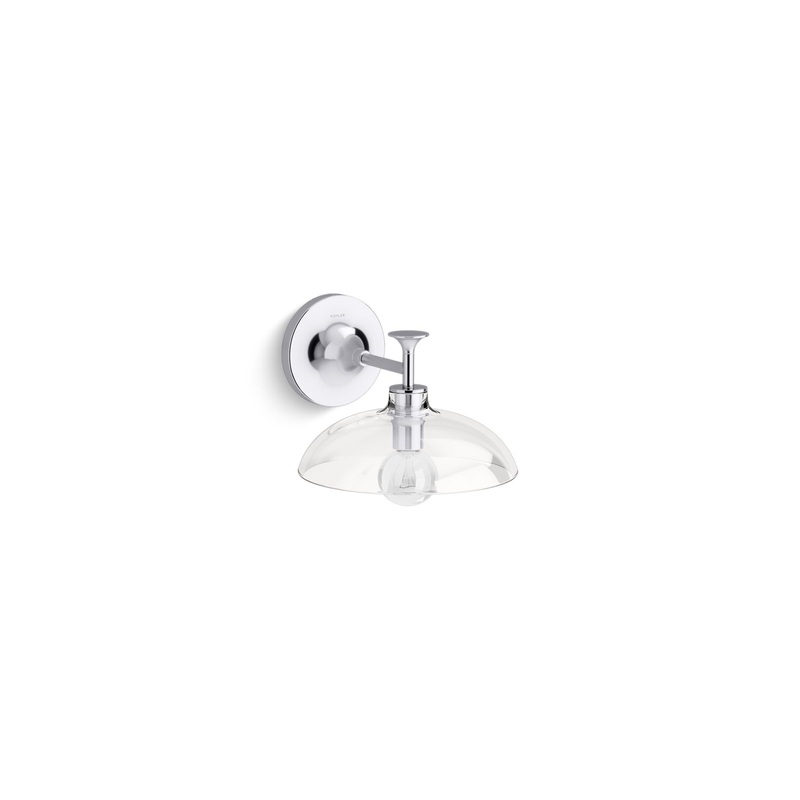 KOHLER K-31768-SC01-CPL Tone One-Light Sconce In Polished Chrome
