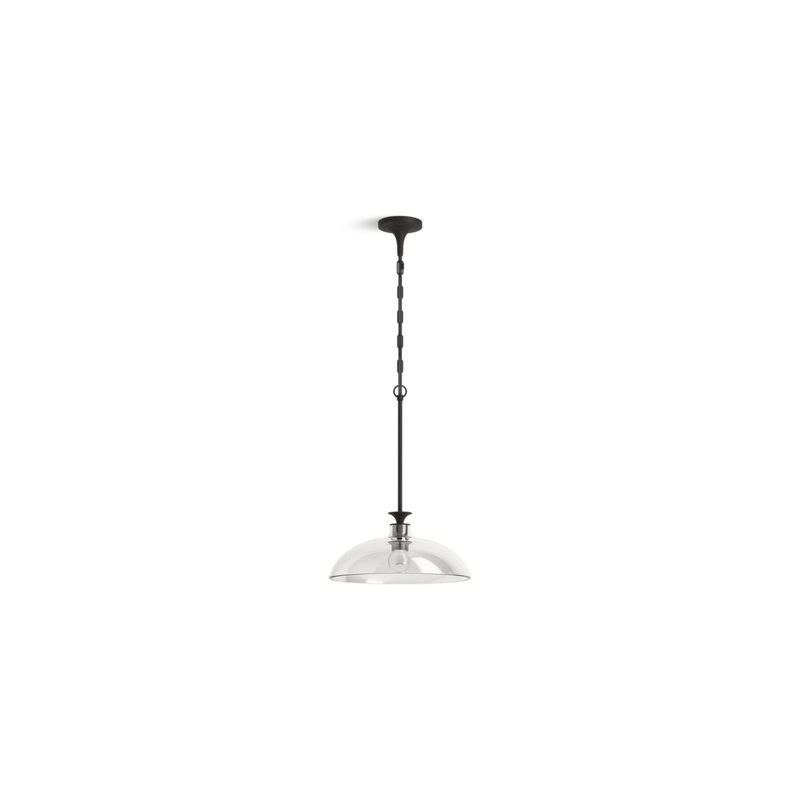 KOHLER K-31771-PE01-BLL Tone 15" Pendant In Matte Black