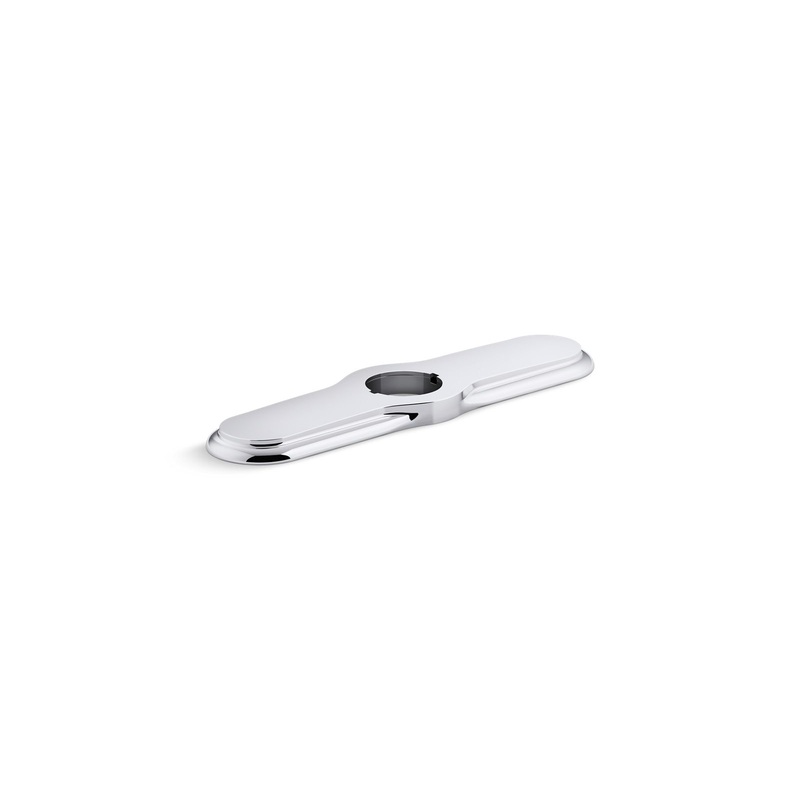 KOHLER K-99272-CP 3-Hole Kitchen Faucet Escutcheon In Polished Chrome