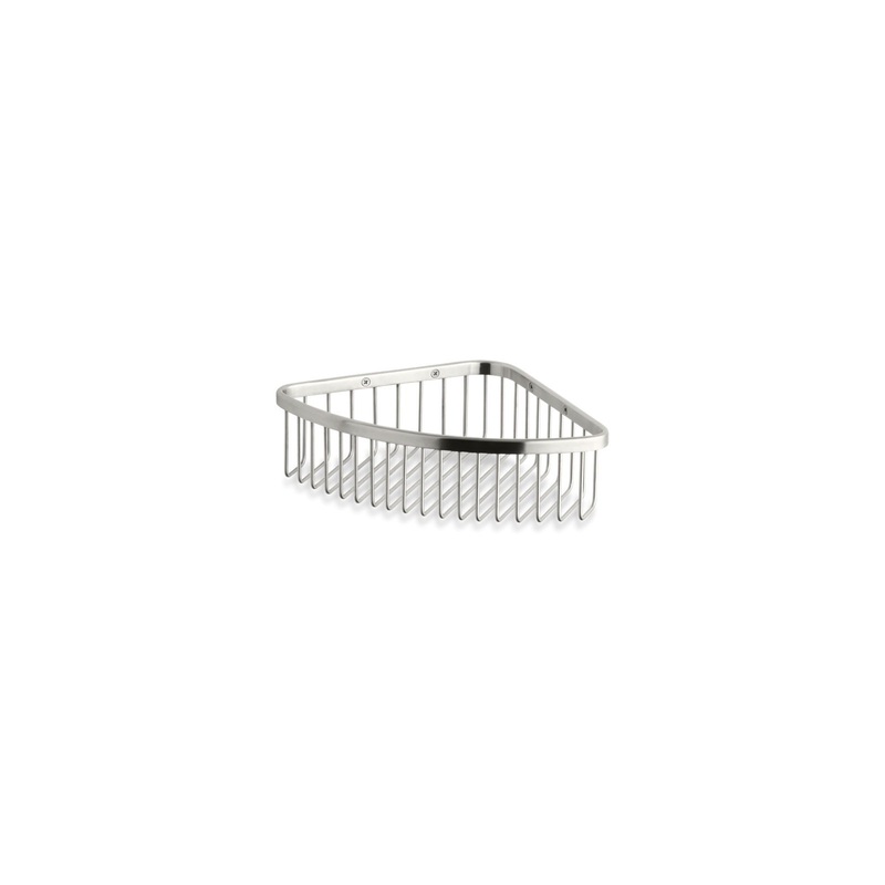 KOHLER K-1897-BS Large Shower Basket In Brushed Stainless