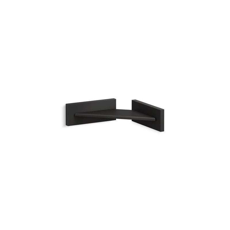 KOHLER K-23287-BL Square Foot Ledge In Matte Black
