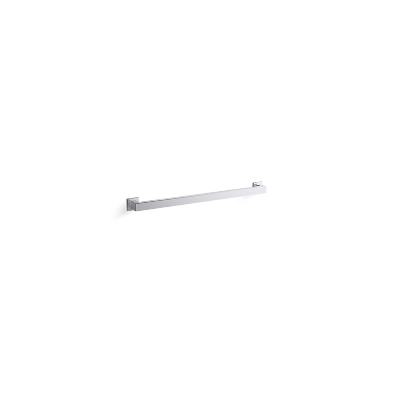 KOHLER K-23295-CP Square 24" Grab Bar In Polished Chrome