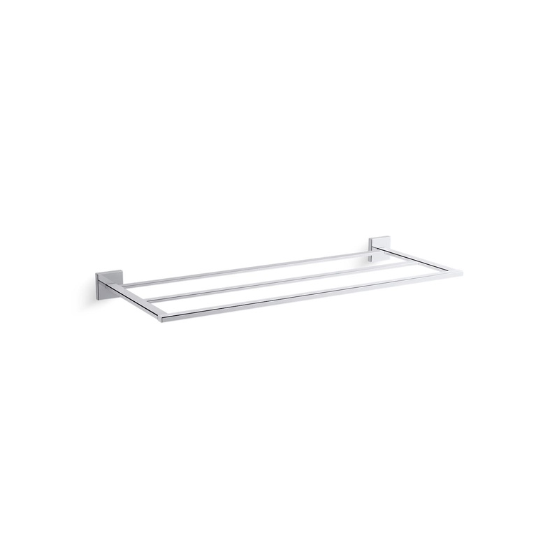 KOHLER K-23299-CP Square Hotelier In Polished Chrome