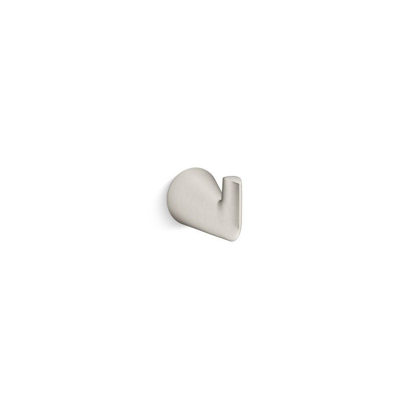 KOHLER K-24757-BN Modern Robe Hook In Vibrant Brushed Nickel