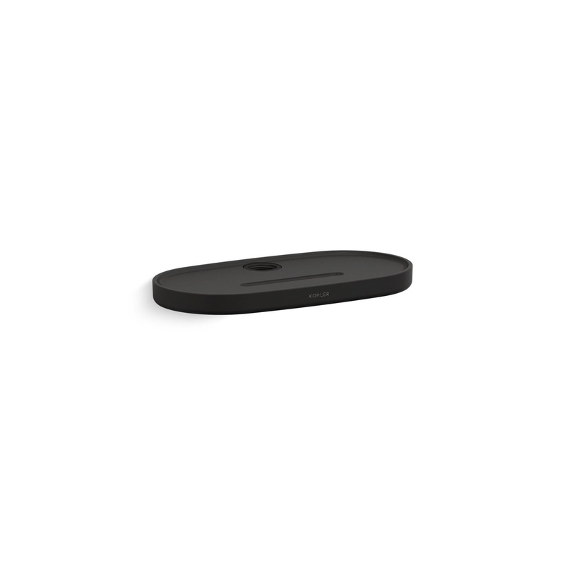 KOHLER K-26317-BL Statement Slidebar Shelf In Matte Black