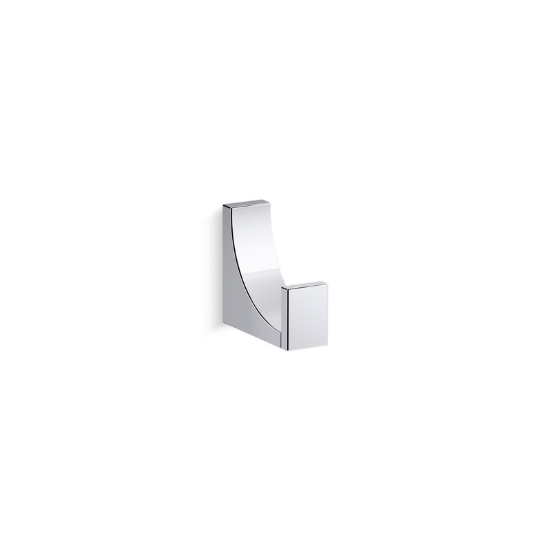 KOHLER K-26569-CP Minimal Robe Hook In Polished Chrome