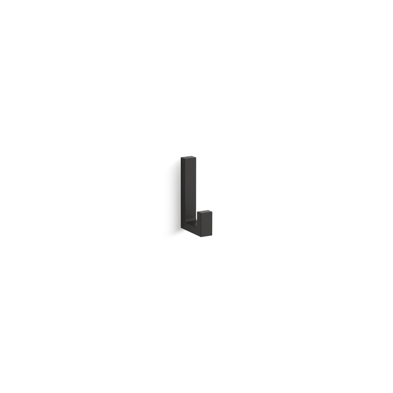 KOHLER K-27363-BL Draft Robe Hook In Matte Black