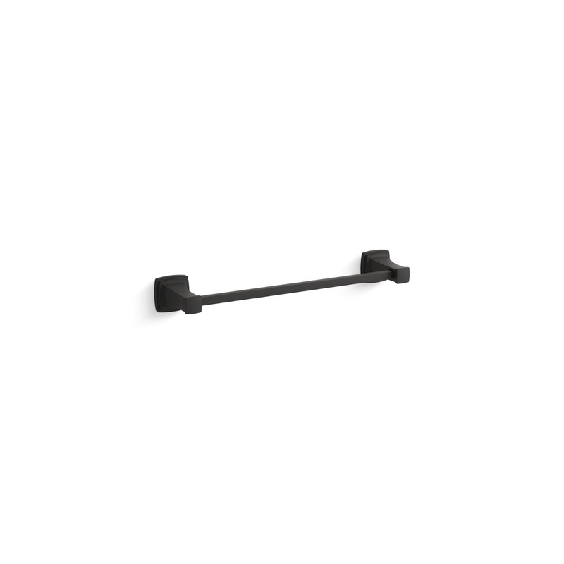 KOHLER K-27409-BL Riff 18" Towel Bar In Matte Black