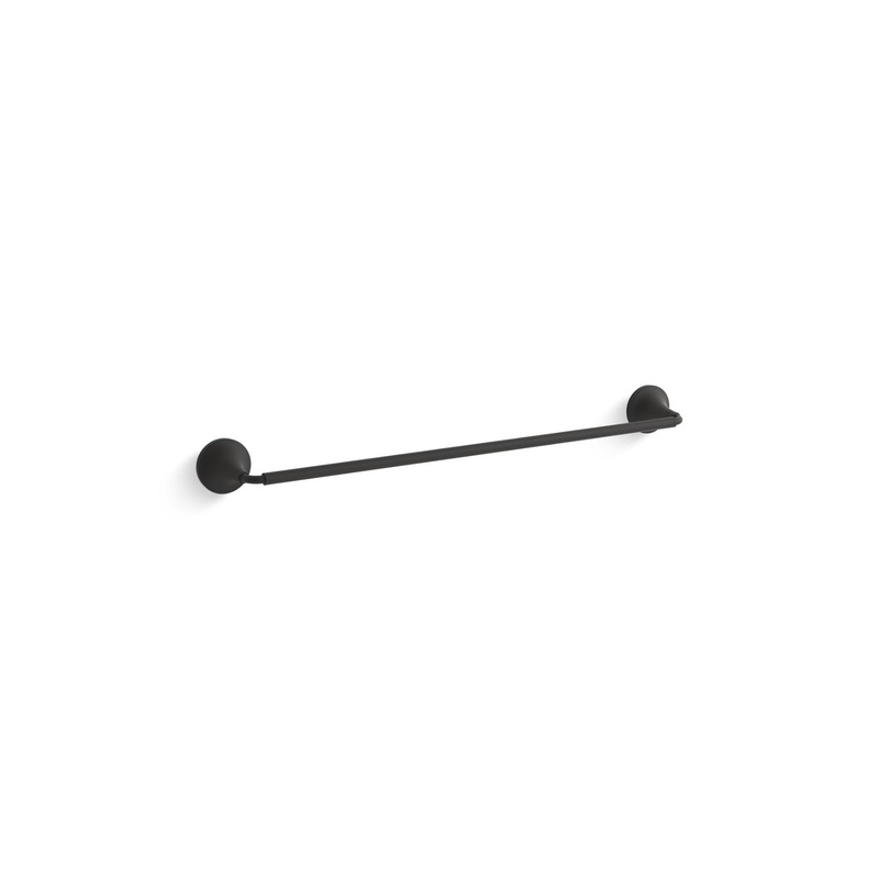 KOHLER K-27426-BL Tone 24" Towel Bar In Matte Black