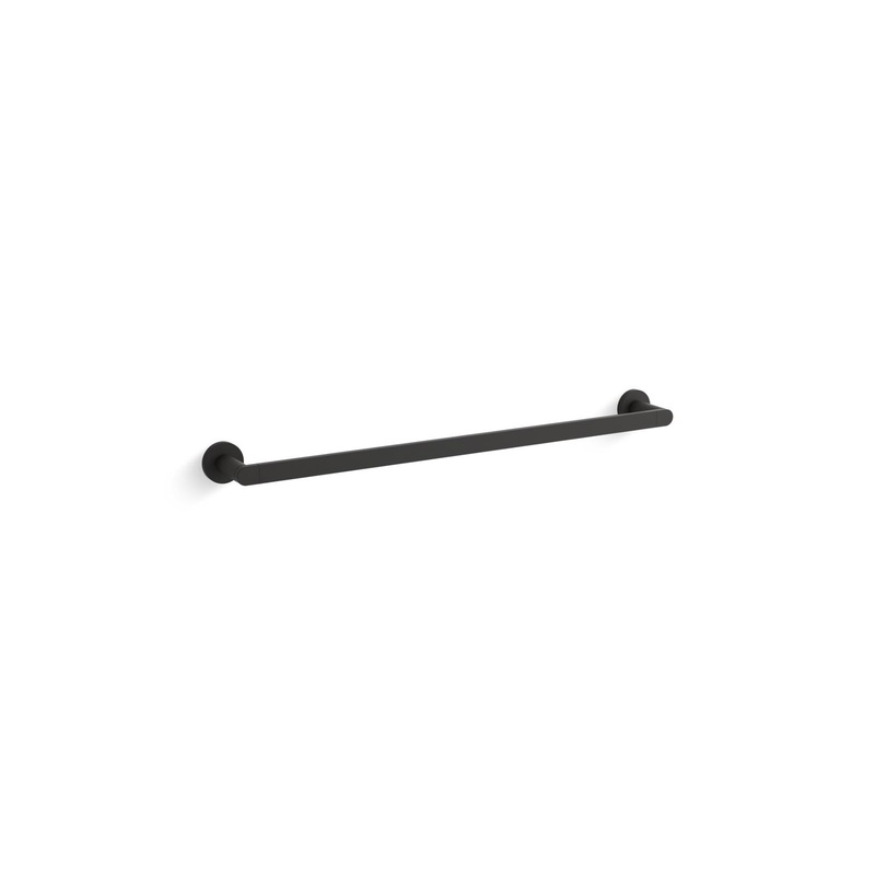KOHLER K-73142-BL Composed 24" Towel Bar In Matte Black