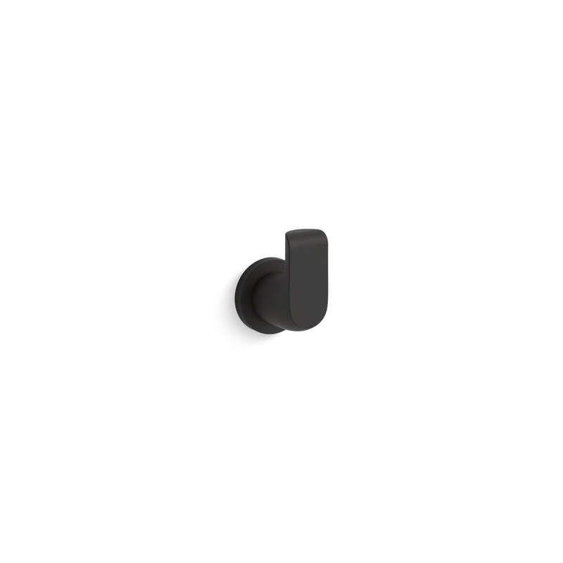 KOHLER K-97499-BL Avid Robe Hook In Matte Black