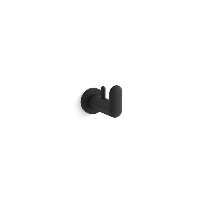 KOHLER K-97897-BL Kumin Robe Hook In Matte Black