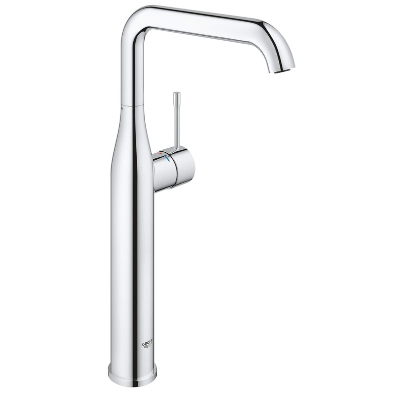 GROHE 2353800A Essence New Chrome Single Hole Single-Handle Deck Mount Vessel Sink Faucet 1.2 GPM