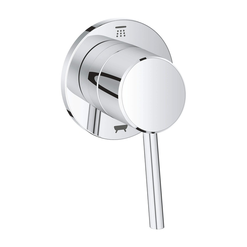 GROHE 29104001 Concetto Chrome 2-Way Diverter Trim