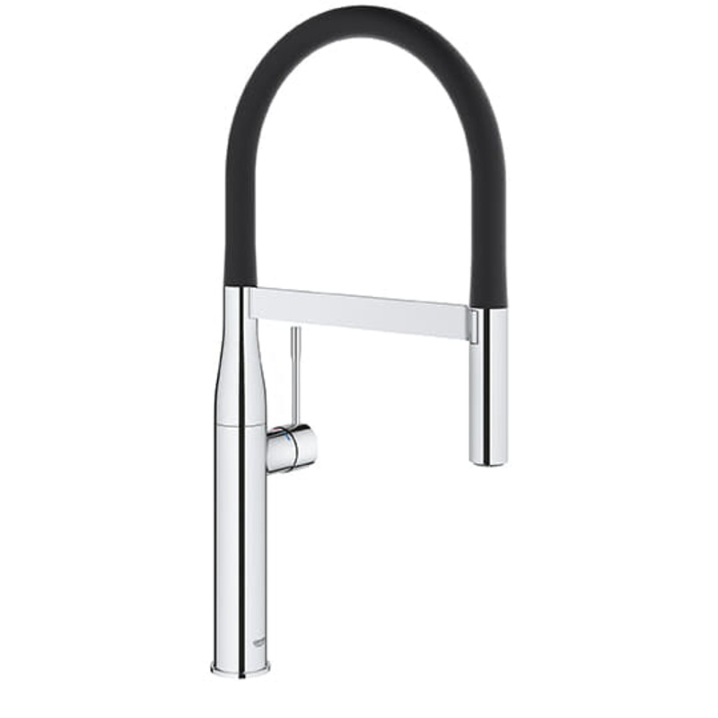 GROHE 30295000 Essence New Chrome Single-Handle Semi-Pro Dual Spray Kitchen Faucet 1.75 GPM