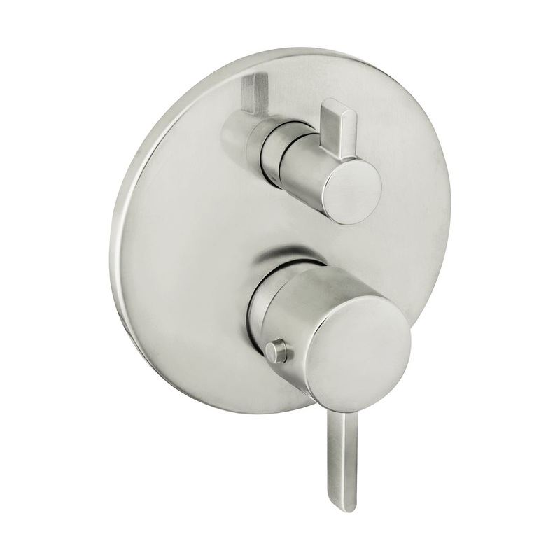 HANSGROHE 04230820 Brushed Nickel Ecostat Modern Thermostatic Trim