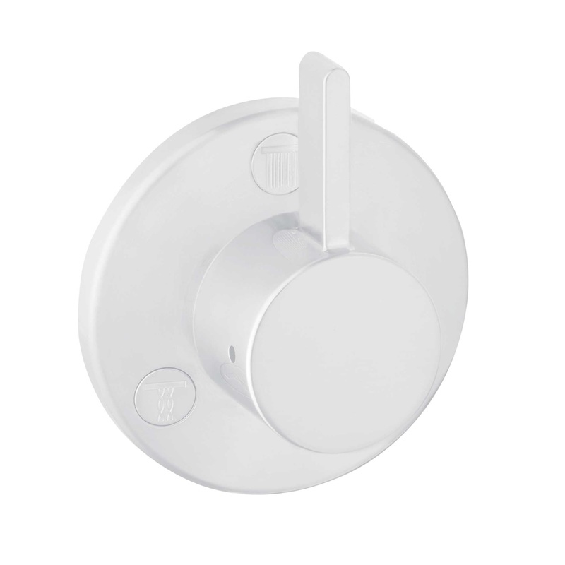HANSGROHE 04232700 Matte White Ecostat Modern Diverter Trim