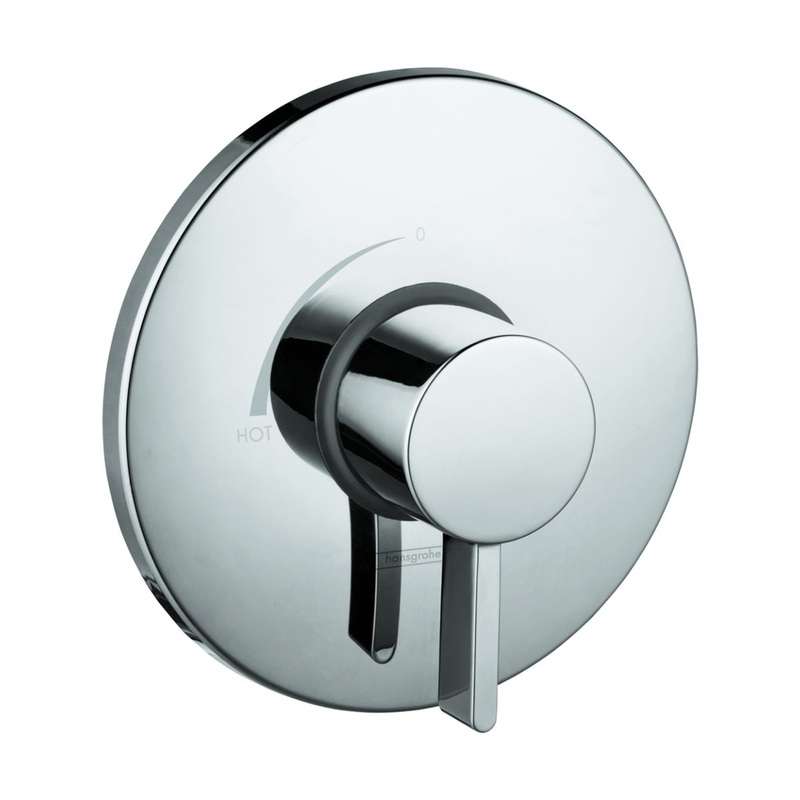 HANSGROHE 04233000 Chrome Ecostat Modern Pressure Balance Trim
